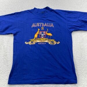 Australia Souvenir T-Shirt‎ Vintage Graphic Print Short Sleeve Large